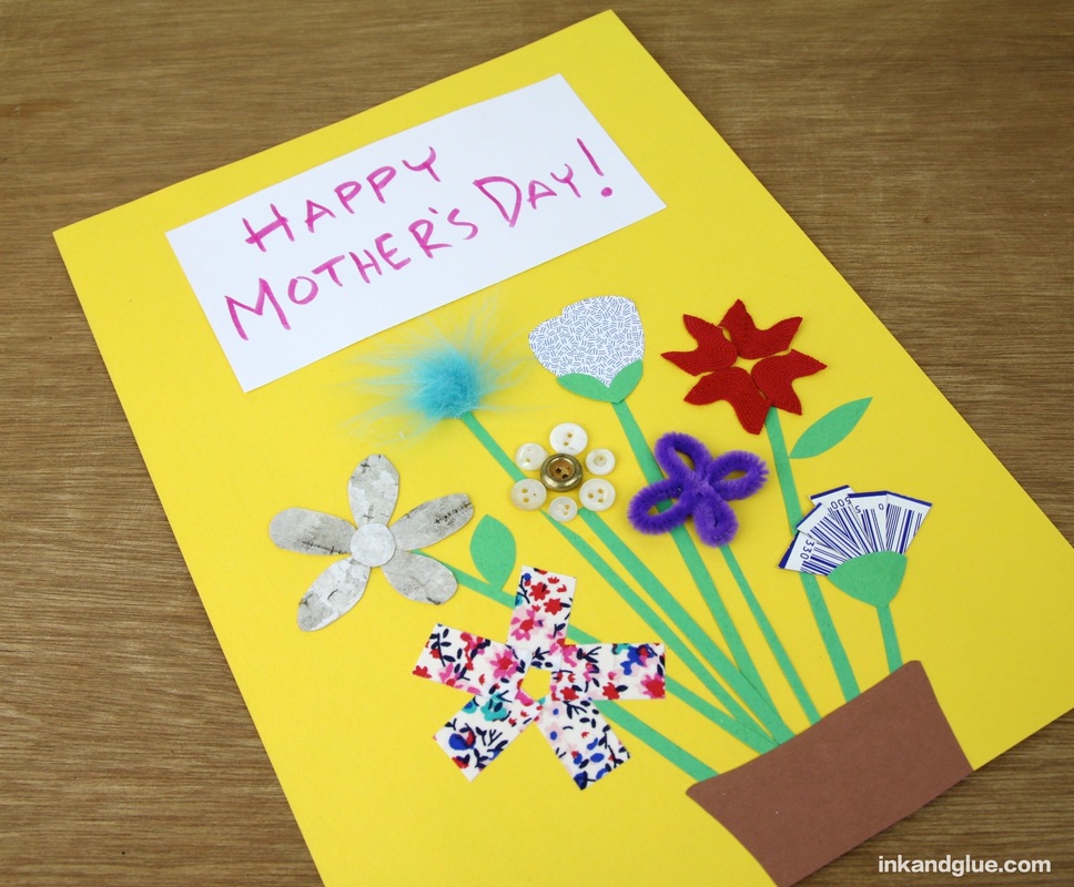 flower sampler card mother's day
