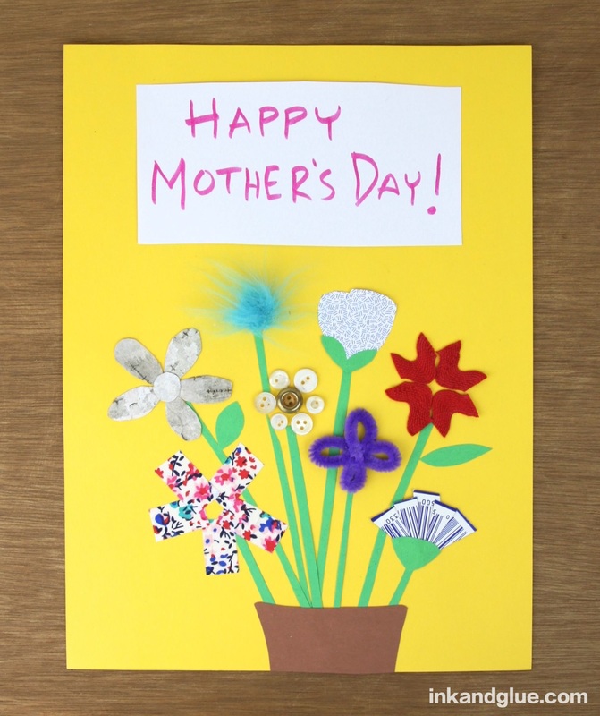 flower sampler mother's day card